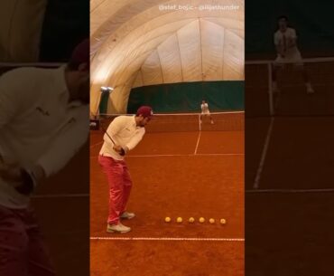 He said tennis... showed up like Tiger Woods ⛳🎾