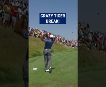 Tiger Wood's SUPER lucky bounce! 😱