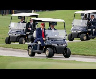 BAD MEDICINE: Trump's tariffs wipe out  $7 Trillion as he watches golf