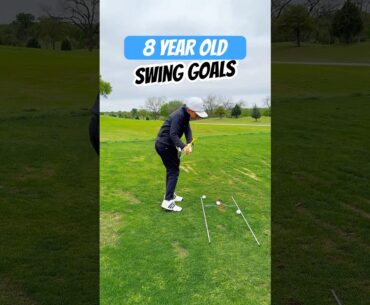 8 year old PURENESS 🤩 #golf #golfswing