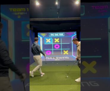Vibes are high 🚀😎 #golf #golfsimulator #golfgames #tictactoe #savvypgolf #golfgirls