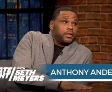 Anthony Anderson: Donald Trump Cheats at Golf - Late Night with Seth Meyers