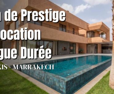 Élégante Villa Moderne en Front de Golf à Louer | Amelkis Marrakech | 4 Suites Ascenseur & Vue Atlas
