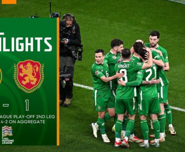 HIGHLIGHTS | Ireland 2-1 Bulgaria | UEFA Nations League Play-Off 2nd leg (Ireland win 4-2 on agg.)
