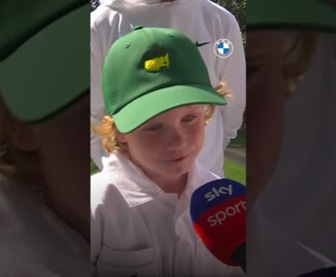 This interview with Tommy Fleetwood's son 🥺