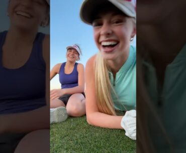 your fav golf girls both names ella(h) #ellahperry #golf #golfgirls #besties #bestfriend #outfit