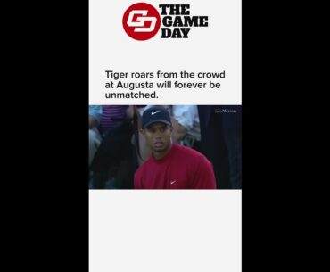 A tradition unlike any other - Tiger Woods at The Masters.