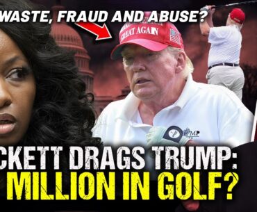 Jasmine Crockett TORCHES Trump Over $26 Million in Golf Trips! | Roland Martin