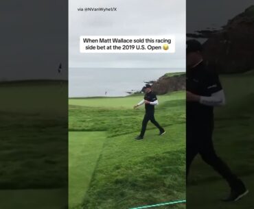 Matt did NOT care 😭 #mattwallace #pgatour #golf #golfing