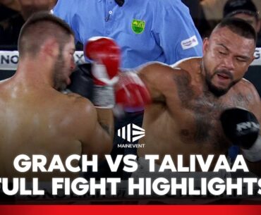 Aussie beast’s brutal KO in title eliminator 💥 Grach vs Talivaa: Full Fight Highlights | Fox Sports