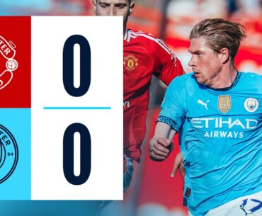 HIGHLIGHTS! Honours even in Kevin De Bruyne's last Manchester derby | Man United 0-0 Man City
