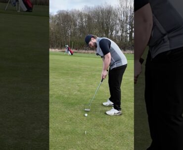 Aim Small-Miss Small. Aiming for the tee instead of the hole #golf #golftips #golftraining #golfer