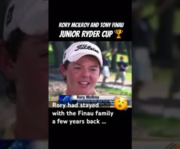 Rory McIlroy and Tony Finau ⛳️ Junior Ryder Cup Interviews #golf