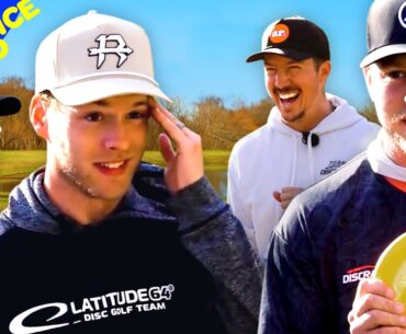 Doubles Showdown with the Robinson Bros! | 2025 Waco Annual Charity Open | Jomez Practice Round