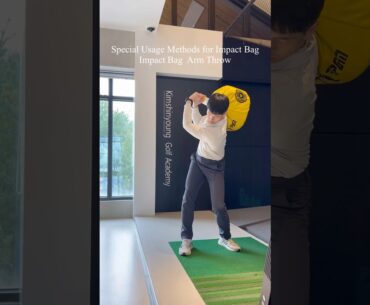 Special Usage Methods for Impact Bag Impact Bag  golf swing Arm Throw