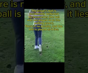 Accidental Deflection - Golf Rules Explained