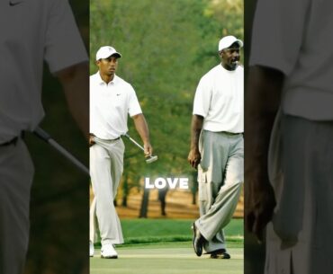 Tiger Woods VS Michael Jordan at GOLF!?🐯⛳ #golf #tigerwoods #shorts