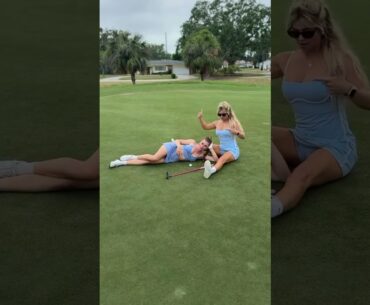Guess what we were going🤔🤫 #golfbabes #caddieissues
