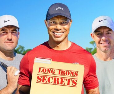 Tiger Woods, Rory McIlroy, and Scottie Scheffler Share Their Long Iron Secrets