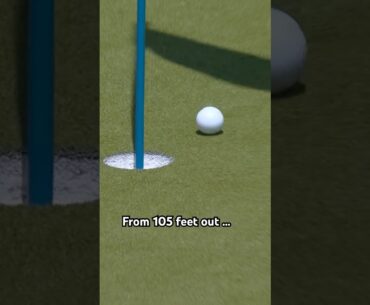 The LONGEST putt on TOUR since 2008 🤯