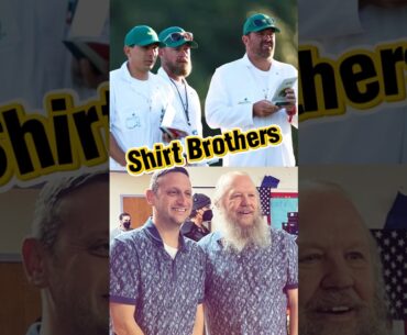 MASTERS CADDIES ARE THE REAL SHIRT BROTHERS #golf #golfer #golfing #golfswing #masters #golfshorts