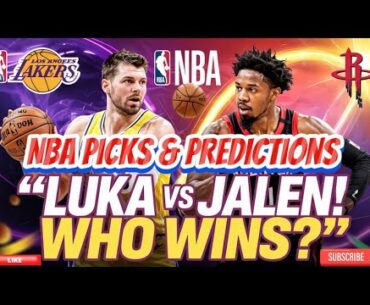 Lakers vs Rockets 4/11/25 | BET THIS BEFORE TIP-OFF! 🔥 Luka vs Jalen Green | NBA Picks & Predictions