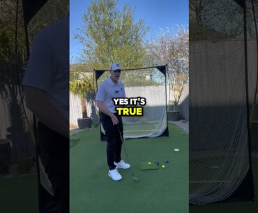 Left heel pressure = more power + better ball striking. #golfadvice #fixyourgolfswing