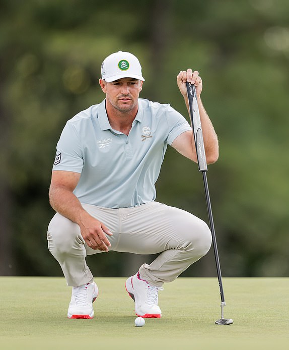 Mandatory Credit: Photo by PETTER ARVIDSON/BILDBYRÅN/Shutterstock (15248885hb) Bryson DeChambeau of the United States during the second round of the 2025 Masters Golf Tournament on April 11, 2025 in Augusta. Golf, The Masters, Round Two, Augusta, United States - 11 Apr 2025