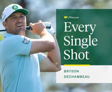 Bryson DeChambeau’s Second Round | Every Single Shot | The Masters