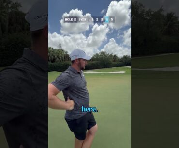 Sam making hole 12 in Miami look easy! 👌🏻⛳️