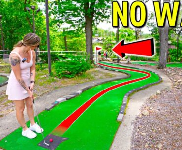 We Found a Mini Golf Course Hidden in the Woods!