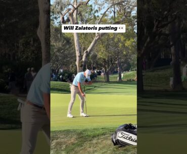 Will Zalatoris putting at The PLAYERS Championship. #theplayers #tpcsawgrass #putting #willzalatoris