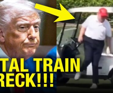 Trump BLOWS UP EVERYTHING and RUNS AWAY to Golf
