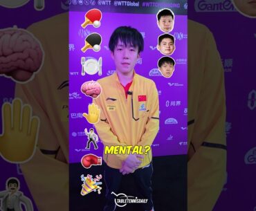 Wang Chuqin builds his ultimate table tennis player! 👷‍♂️🏓