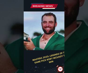Rory McIlroy is the BIG Favorite to Win Masters 2025.?  #short #viralnews #shortsfeed #sports