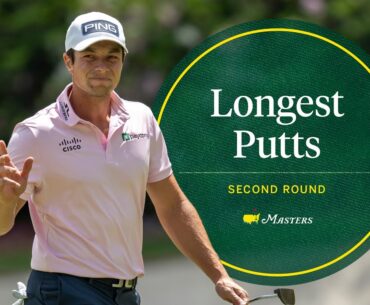The Longest Putts From the Second Round | The 2025 Masters