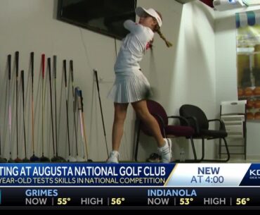 Iowa girl takes on Augusta National for Drive, Chip and Putt contest