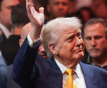 Trump says UFC 314 reaction shows 'we’re doing a good job'