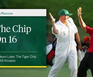 The Chip on Hole No. 16 | Tiger Woods' Quintessential Masters Moment