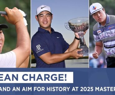 South Korean Stars Eye Historic Win at the 2025 Masters ⛳🇰🇷 | AD1Z