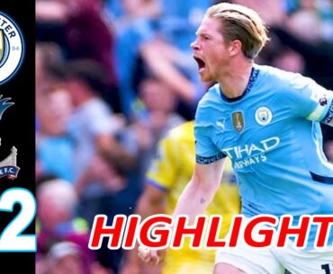 Kevin De Bruyne's Freekick 🤣⚽ | Man City 5-2 Crystal Palace | EPL-2025 | All Goals - Highlights