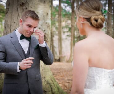 Emotional First Look // Whistle Bear Golf Club Wedding Film