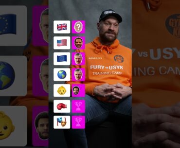 The Gypsy King Tyson Fury ranks his best fighters 🥊 #UsykFury2 🇸🇦