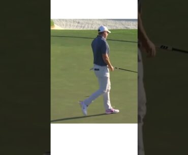 the shot that sent us to sudden death in the Masters.  #rorymcllroy #masters
