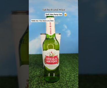 Sip back and relax in style with our Golf 24oz Party Cup 🍺