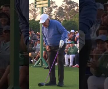Barbara Nicklaus is impressed with Jack. #themasters
