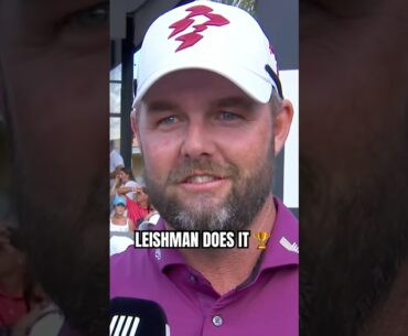 What a day for Leishman 🏆 #golf #LIVGolf