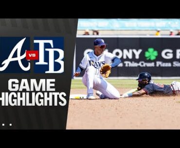 Braves vs. Rays Game Highlights (4/13/25) | MLB Highlights