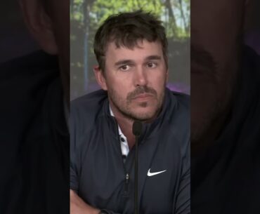 Brooks Koepka had the perfect answer 😂 (via @themasters/TT)