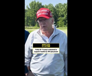 Trump’s Health Report Includes Golf Scores. No, Really.